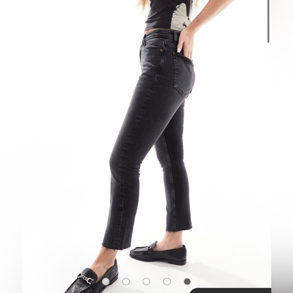 Top shop high rise straight leg jeans
